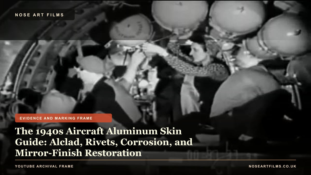 The 1940s Aircraft Aluminum Skin Guide: Alclad, Rivets, Corrosion, and Mirror-Finish Restoration evidence checklist
