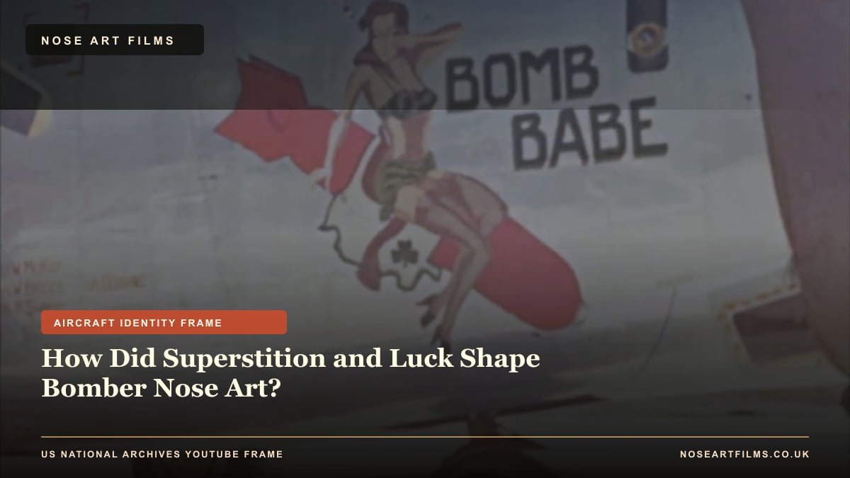 How Did Superstition and Luck Shape Bomber Nose Art?