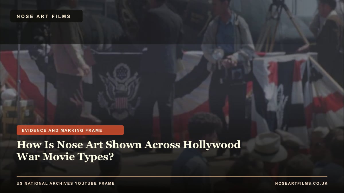 How Is Nose Art Shown Across Hollywood War Movie Types? evidence checklist