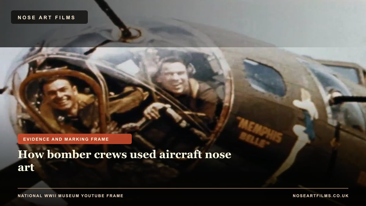 How bomber crews used aircraft nose art evidence checklist