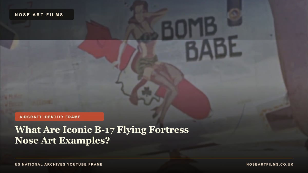 What Are Iconic B-17 Flying Fortress Nose Art Examples?