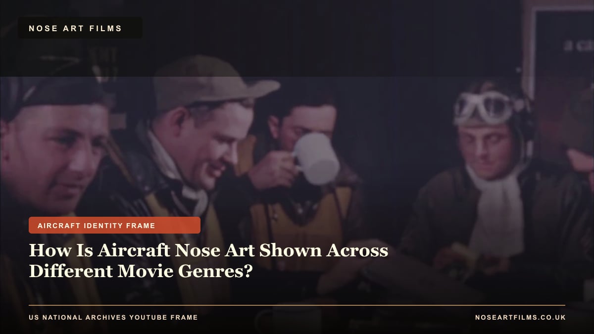How Is Aircraft Nose Art Shown Across Different Movie Genres?
