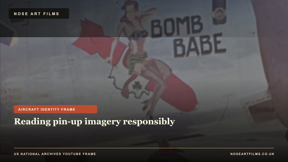 Reading pin-up imagery responsibly