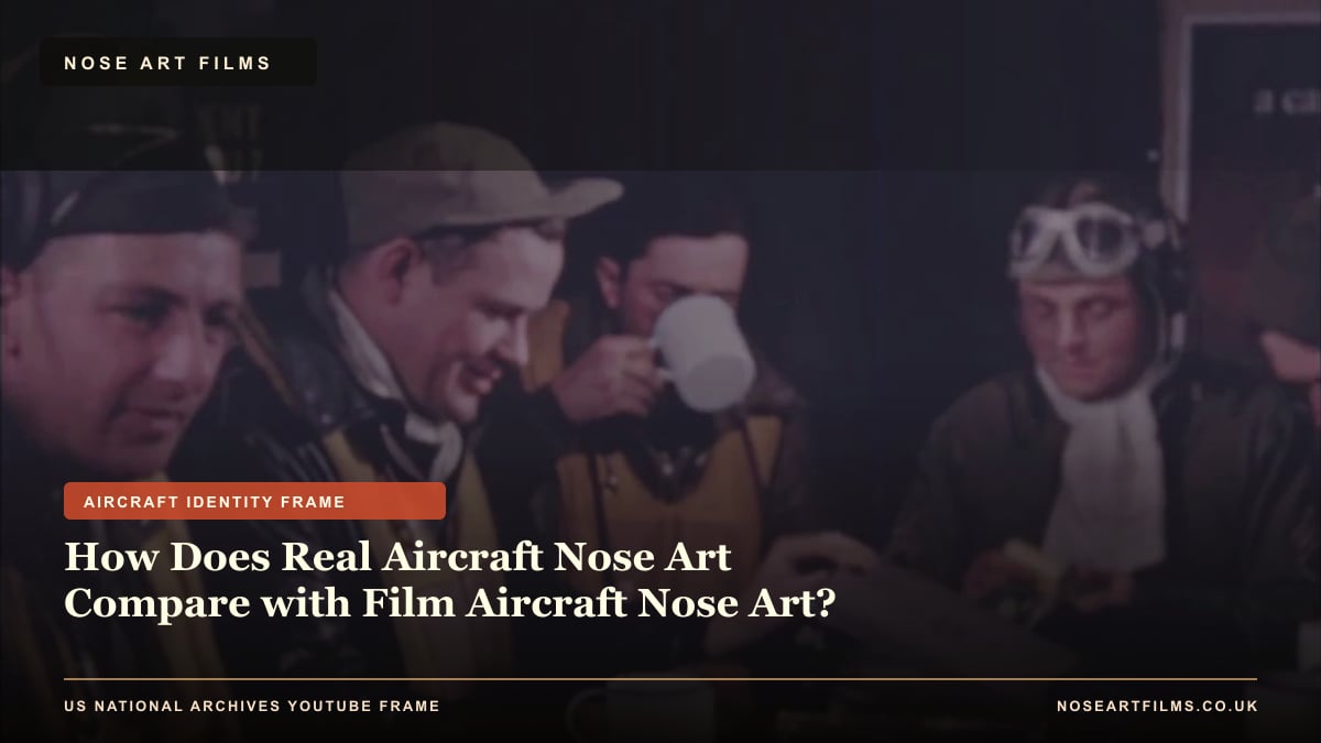 How Does Real Aircraft Nose Art Compare with Film Aircraft Nose Art?