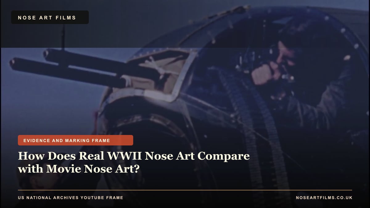How Does Real WWII Nose Art Compare with Movie Nose Art? evidence checklist