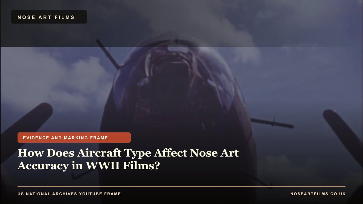 How Does Aircraft Type Affect Nose Art Accuracy in WWII Films? evidence checklist