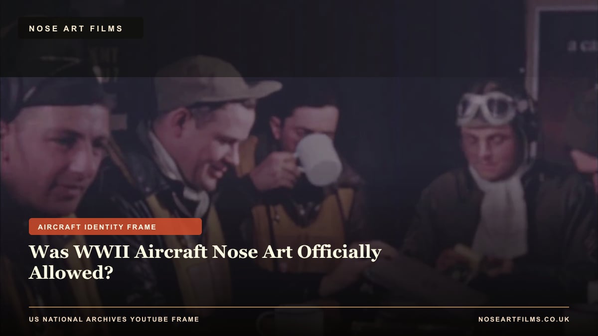 Was WWII Aircraft Nose Art Officially Allowed?